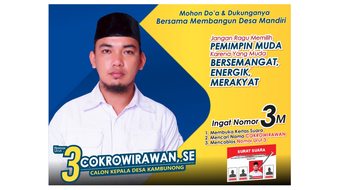 Anak Muda Berusia 26 Tahun Terpilih Jadi Kepala Desa Kambunong